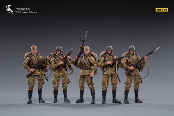 JoyToy WWII Soviet Infantry 1/18 Scale Mechanical Collection Action Figure Robot Model Miniature