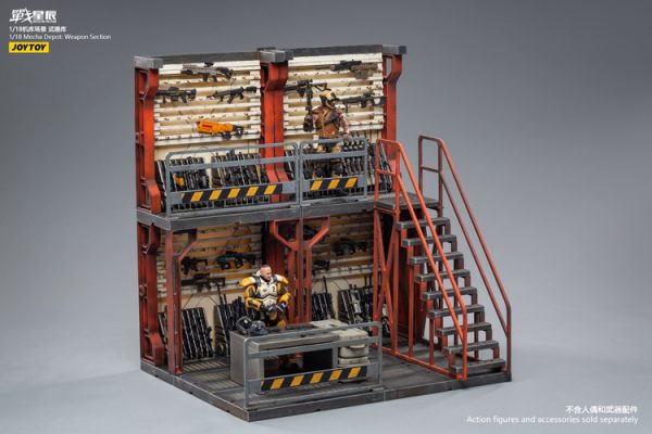 JoyToy Mecha Action Figure 30cm Weapon Amory Depot Scale 1/18 Diorama Model Miniature