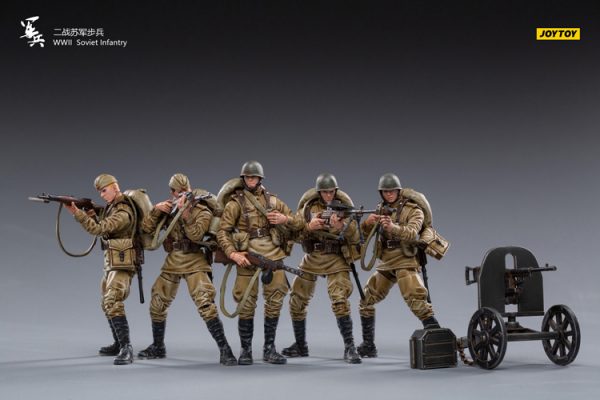 JoyToy WWII Soviet Infantry 1/18 Scale Mechanical Collection Action Figure Robot Model Miniature