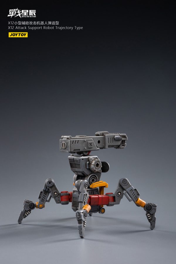JoyToy Action Figure 8cm Scale 1/18 Battle for the Stars X12 Attack-Support Robot (Trajectory Type) Mechanical Collection Miniature Model