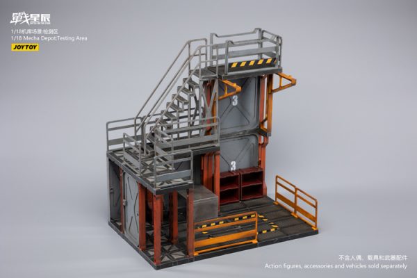 JoyToy Action Figure 23cm Scale 1/18 Battle for the Stars Mecha Depot Testing Area Diorama Model Miniature