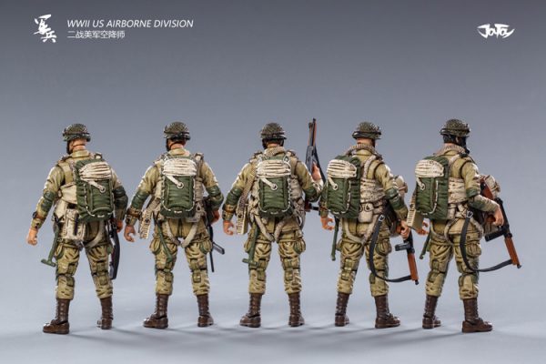 JoyToy Action Figure 10cm Scale 1/18 WWWII US Army Airborne Division Mechanical Collection Squad Troop Army Model Miniature
