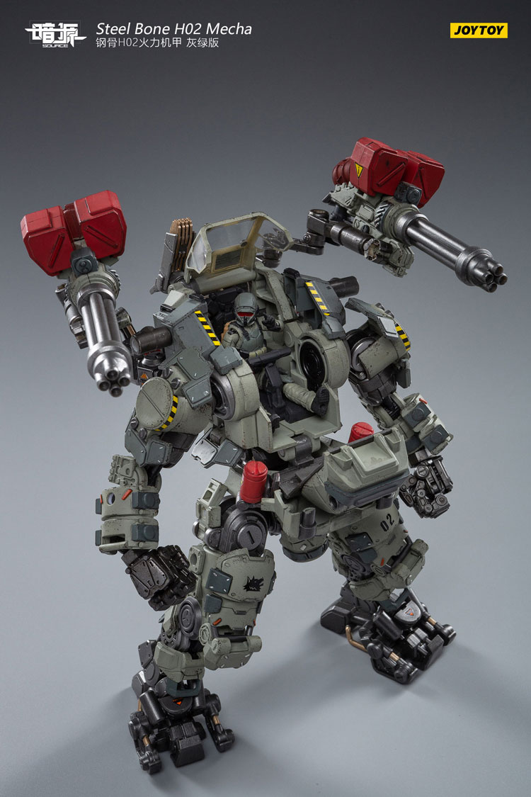 Details about   Scale Action Figure Robot STEEL BONE 2 Color Heavy Firepower Mecha GOD OF WAR