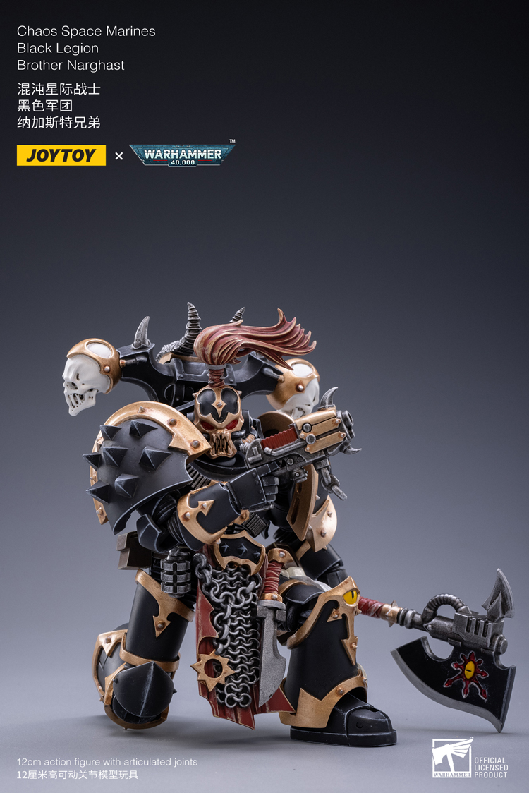 JoyToy Action Figure Warhammer 40K Black Legion Chaos Space Marines ...