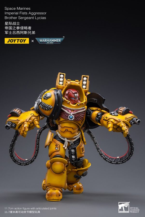 JoyToy Action Figure Warhammer 40K Imperial Fists Intercessors Set
