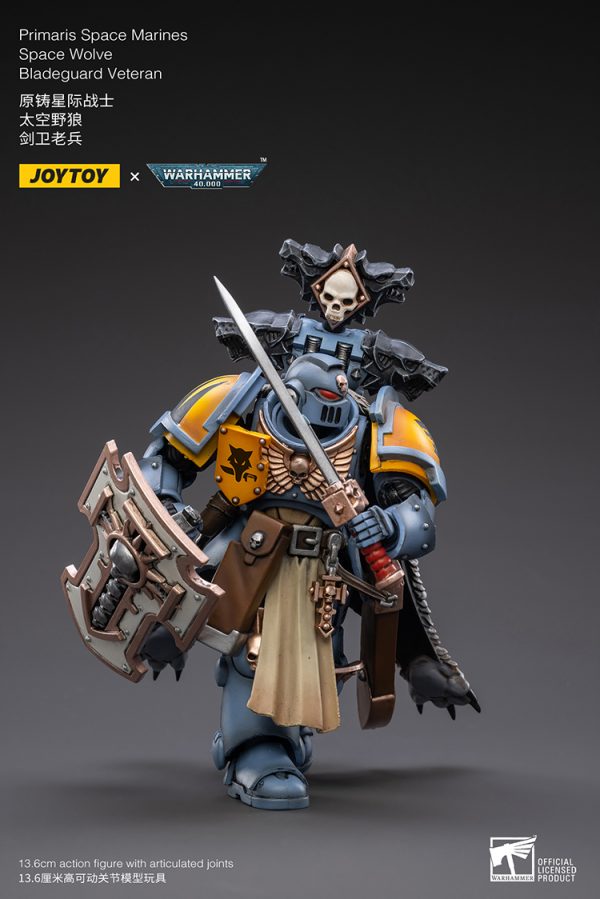 JoyToy Action Figure Warhammer 40K Ultramarines Bladeguard Veterans Space Wolve
