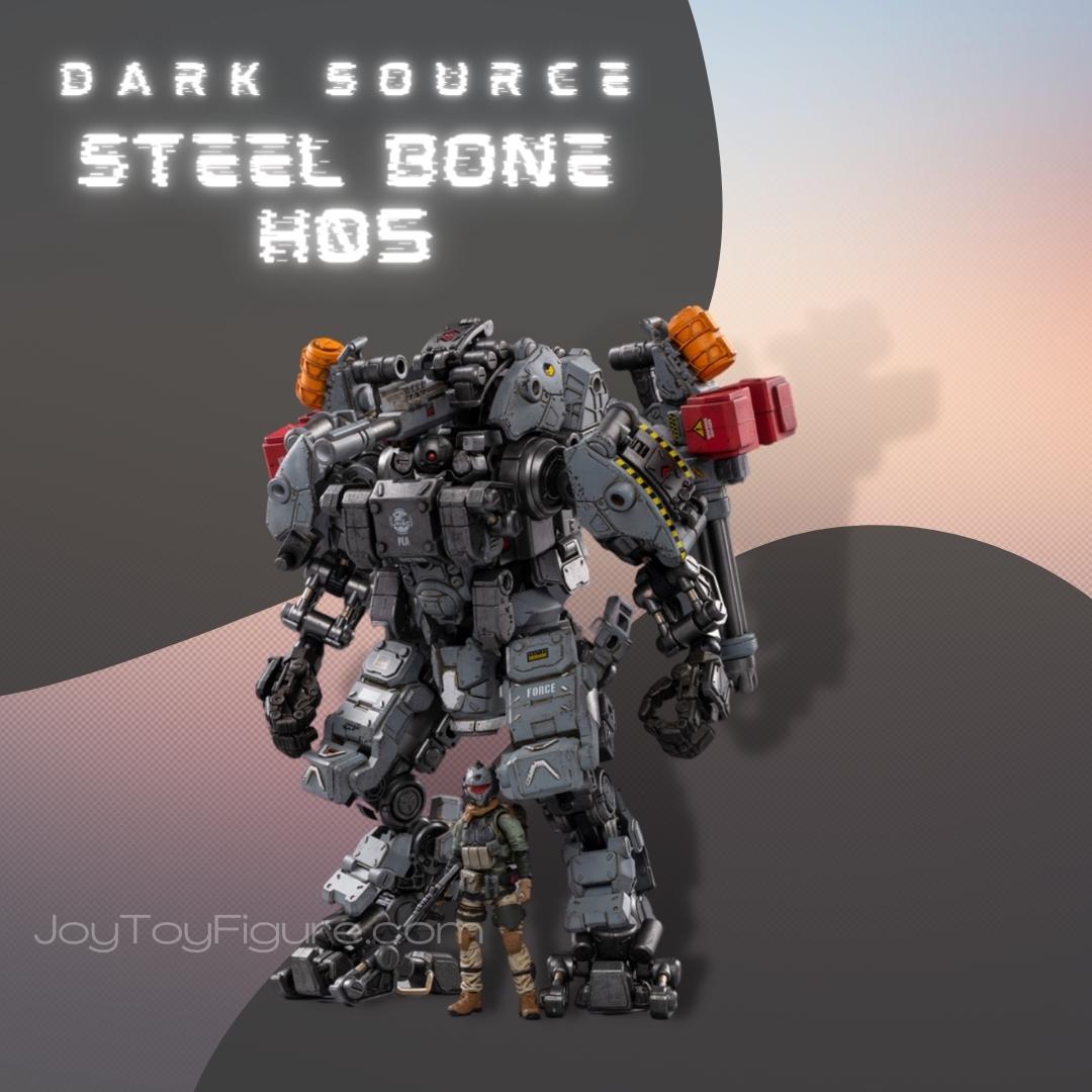 JoyToy Action Figure Dark Source Steelbone Armor H05 Firepower With Pilot