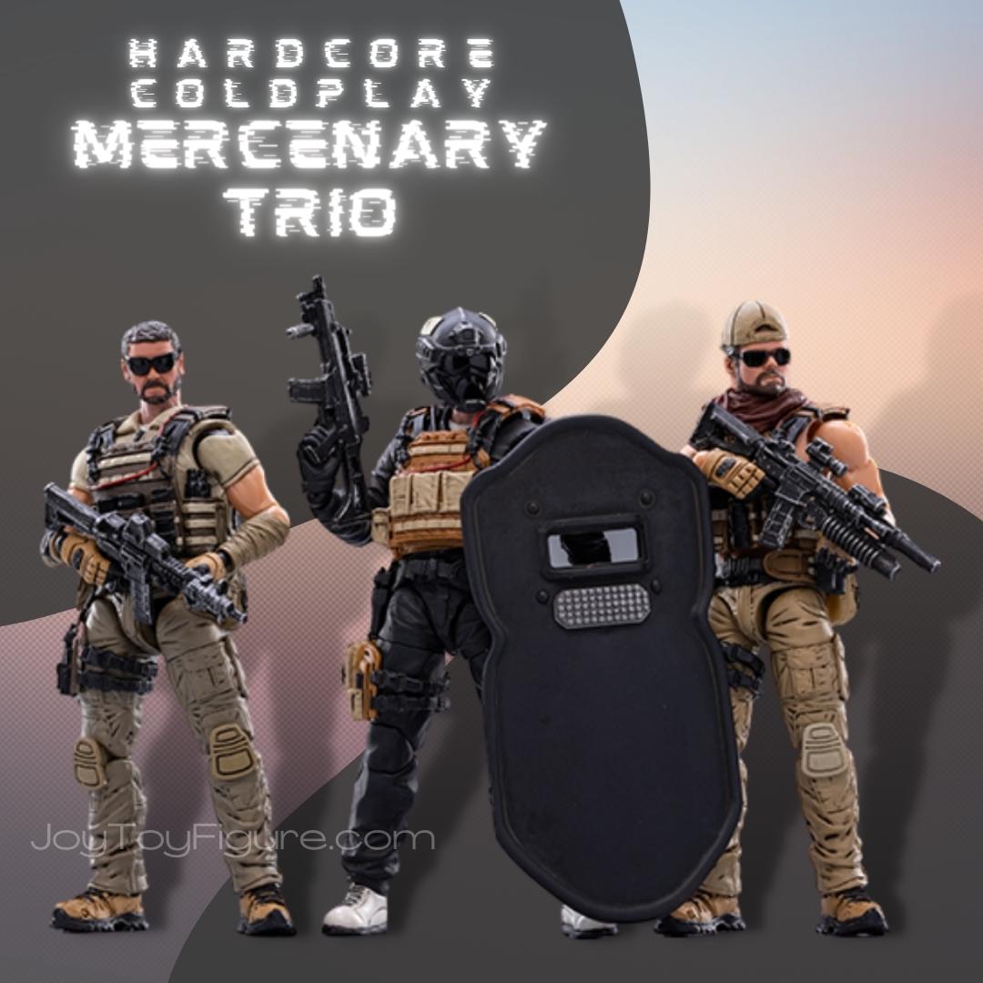 JoyToy Action Figure Hardcore Mercenary Trio