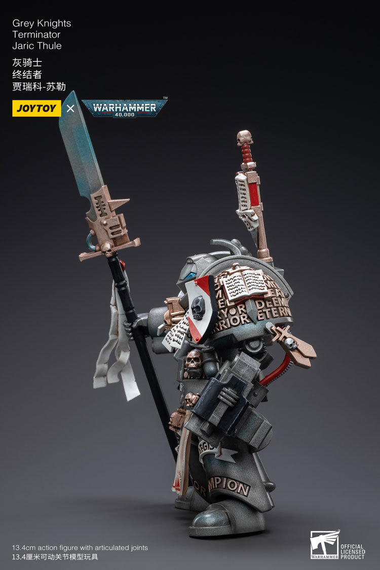 JoyToy Action Figure Warhammer 40K Space Marine Grey Knights Terminator Jaric Thule