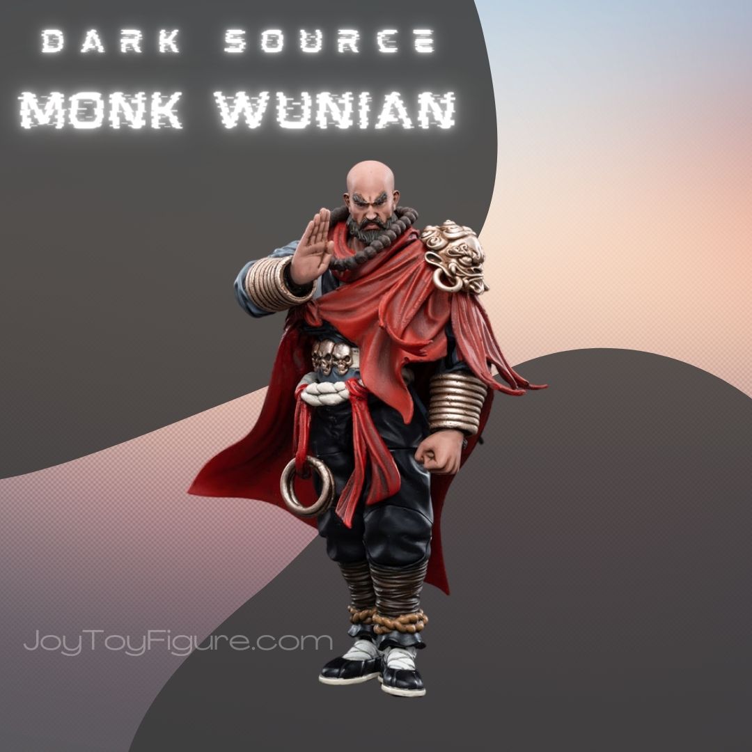 JoyToy Action Figure Dark Source Cangwu Temple Monk Wunian