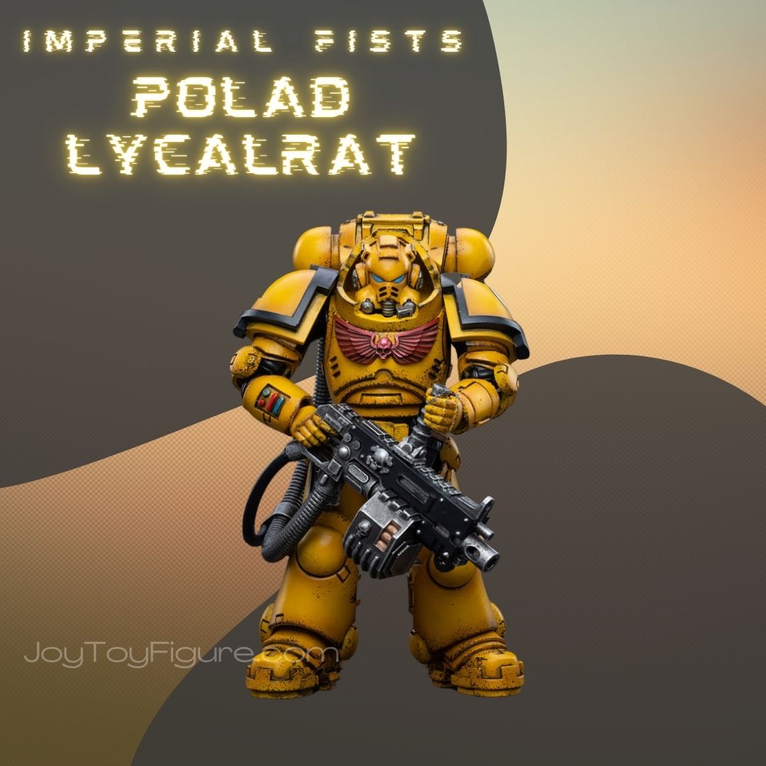 JoyToy Action Figure Warhammer 40K Imperial Fists Heavy Intercessor Polad Lycalrad