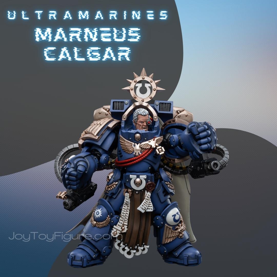 JoyToy Action Figure Warhammer 40K Space Marines Ultramarines Chapter Master Marneus Calgar