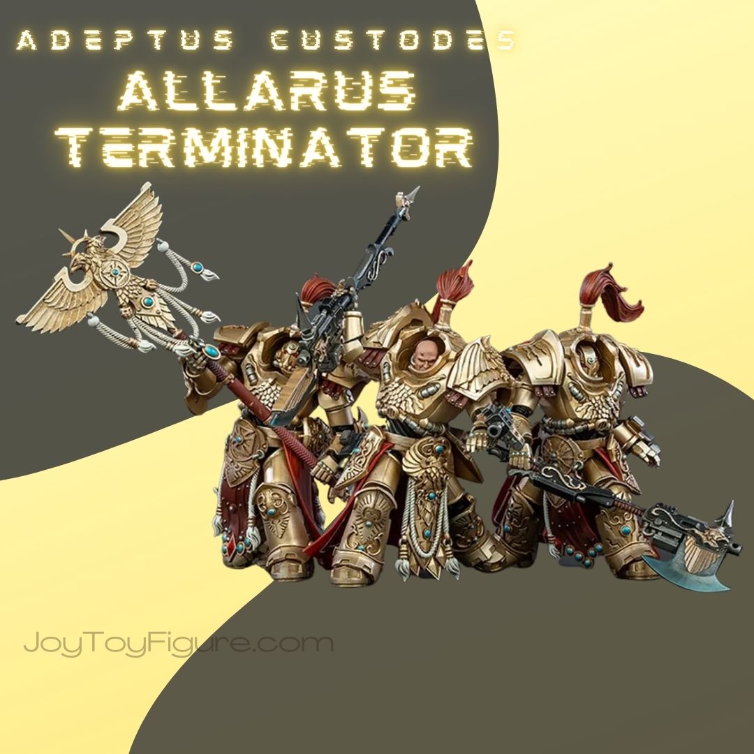 JoyToy Action Figure Warhammer 40K Adeptus Custodes Allarus Terminator Set