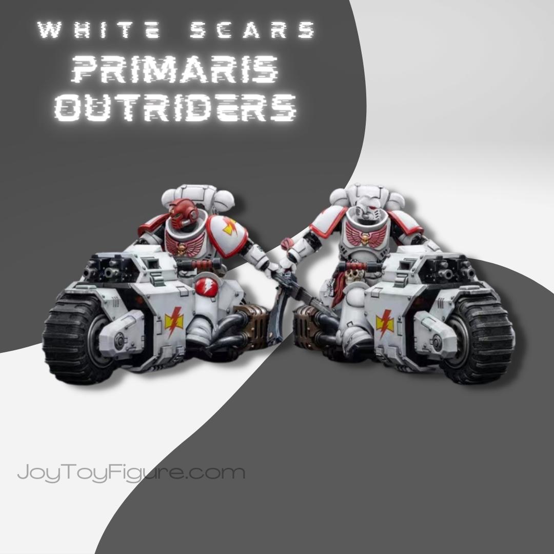 JoyToy Action Figure Warhammer 40K White Scars Primaris Outrider