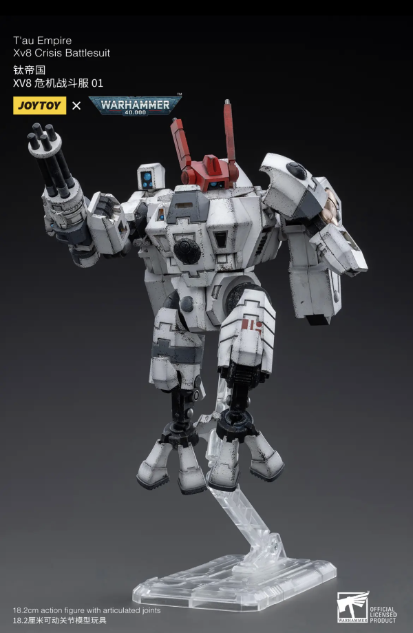 JoyToy Action Figure Warhammer 40K T'au Empire Xv8 Crisis Battlesuit 01