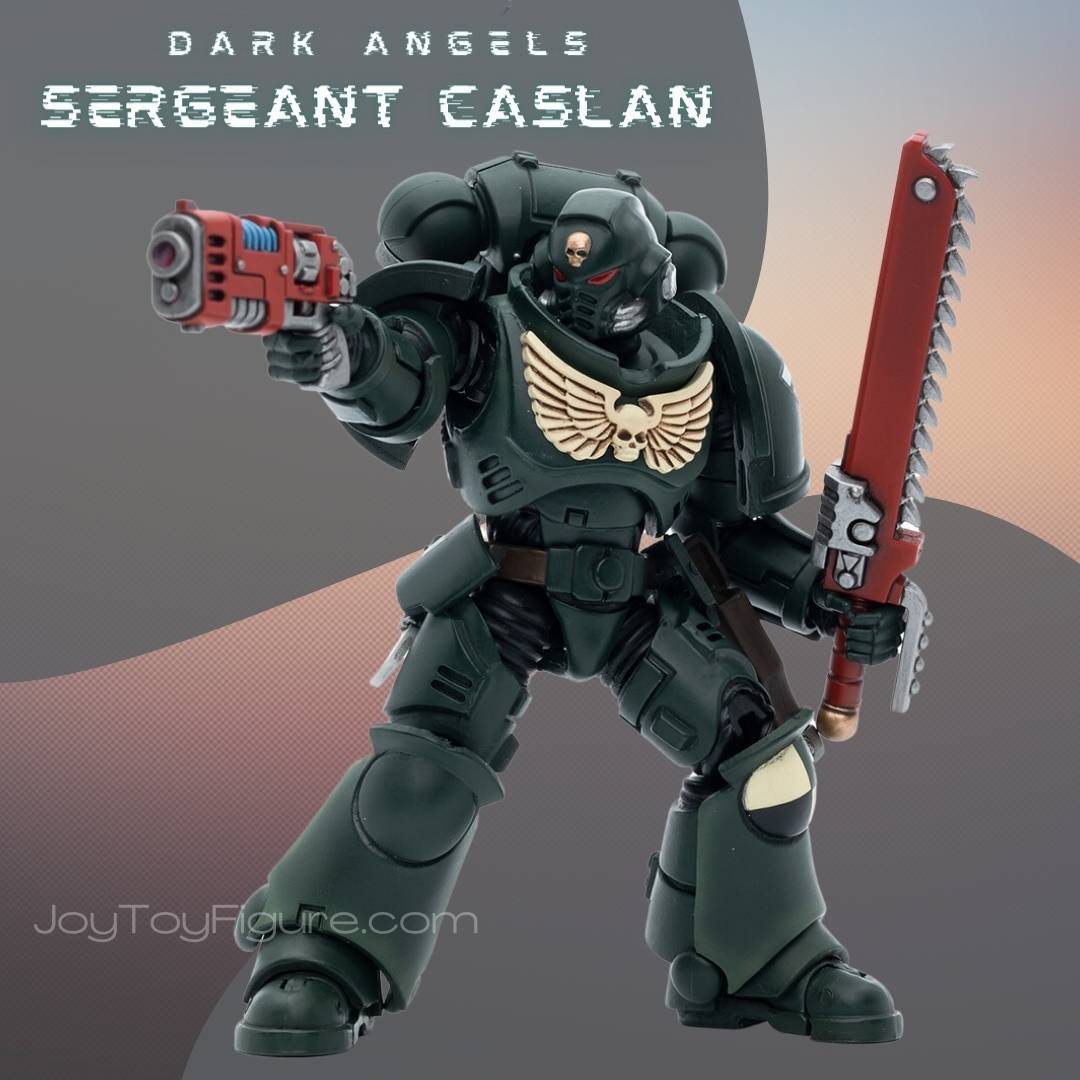 Warhammer 40K Dark Angels Intercessors Sergeant Caslan