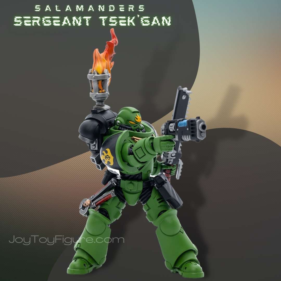 Pre-Order] Action Figure Warhammer 40K Salamanders Intercessors Sergeant Tsek'gan » Joytoy Figure