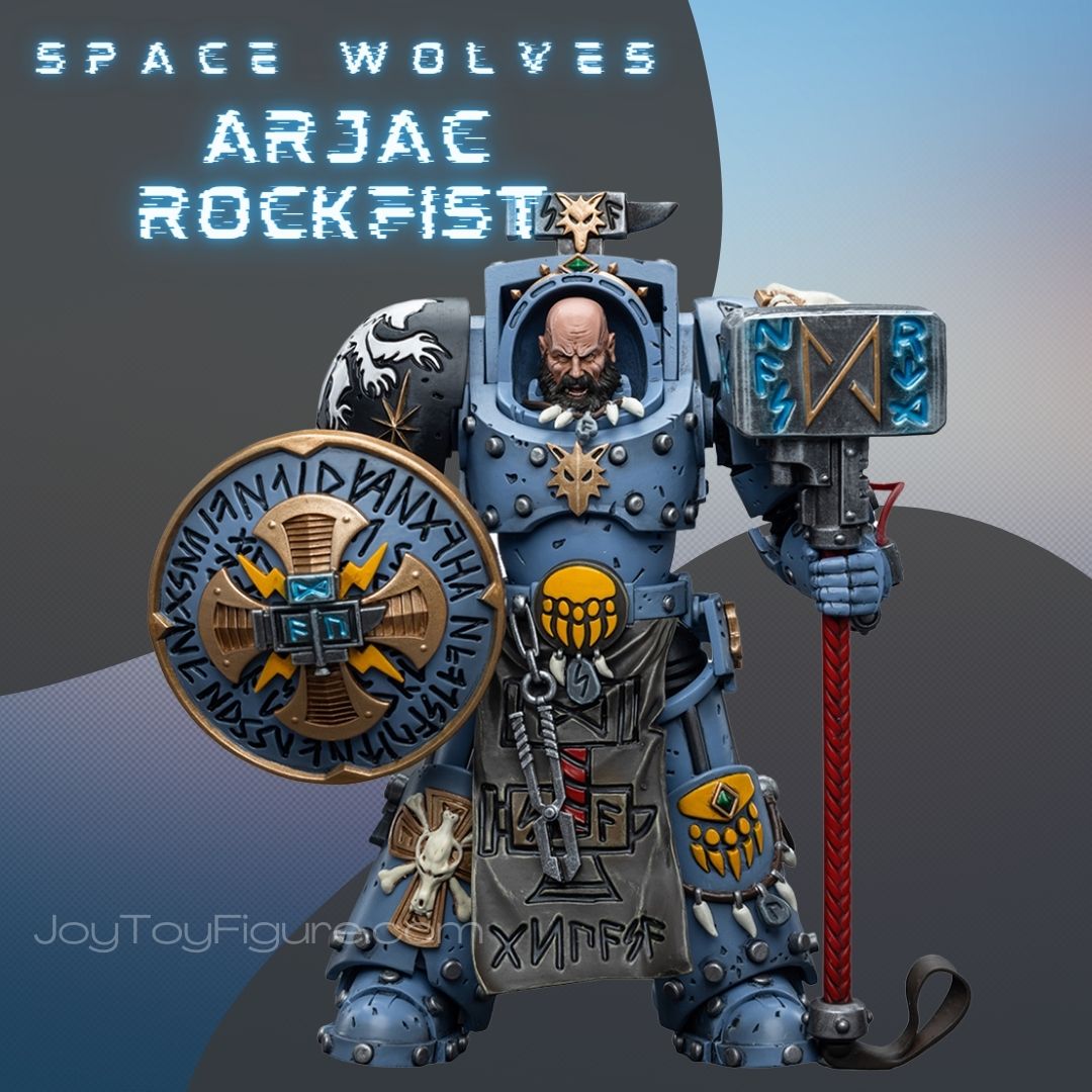 6878 Space Wolves Arjac Rockfist - Joytoy Figure