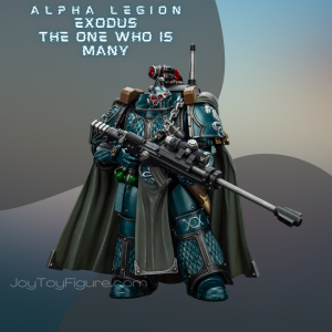 JoyToy WH40K The Horus Heresy Alpha Legion Exodus 'The One who is Many’ With Sniper Rifle And Power Dagger