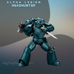 JoyToy WH40K The Horus Heresy Alpha Legion Headhunter With Banestrike Combi-Bolter And Power Dagger