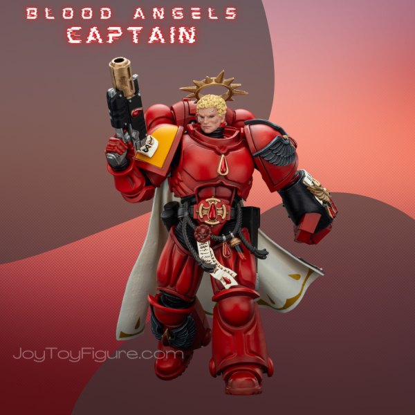 JT01772 Blood Angels Captain with Inferno Pistol Power Fist - Joytoy Figure